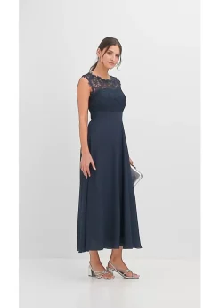Sale Vestido largo con encaje Mujer Vestidos|Novedades