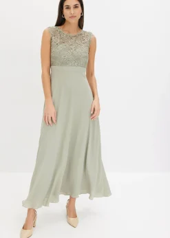 Best Vestido largo con encaje Mujer Vestidos|Tallas Pequeñas