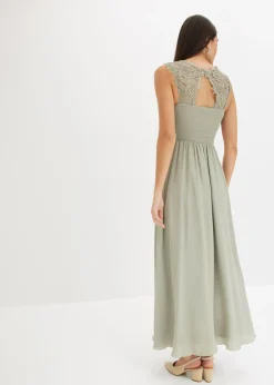 Best Vestido largo con encaje Mujer Vestidos|Tallas Pequeñas