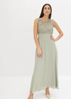 Best Vestido largo con encaje Mujer Vestidos|Tallas Pequeñas