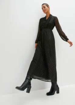 Outlet Vestido largo con piedras brillantes Mujer Vestidos
