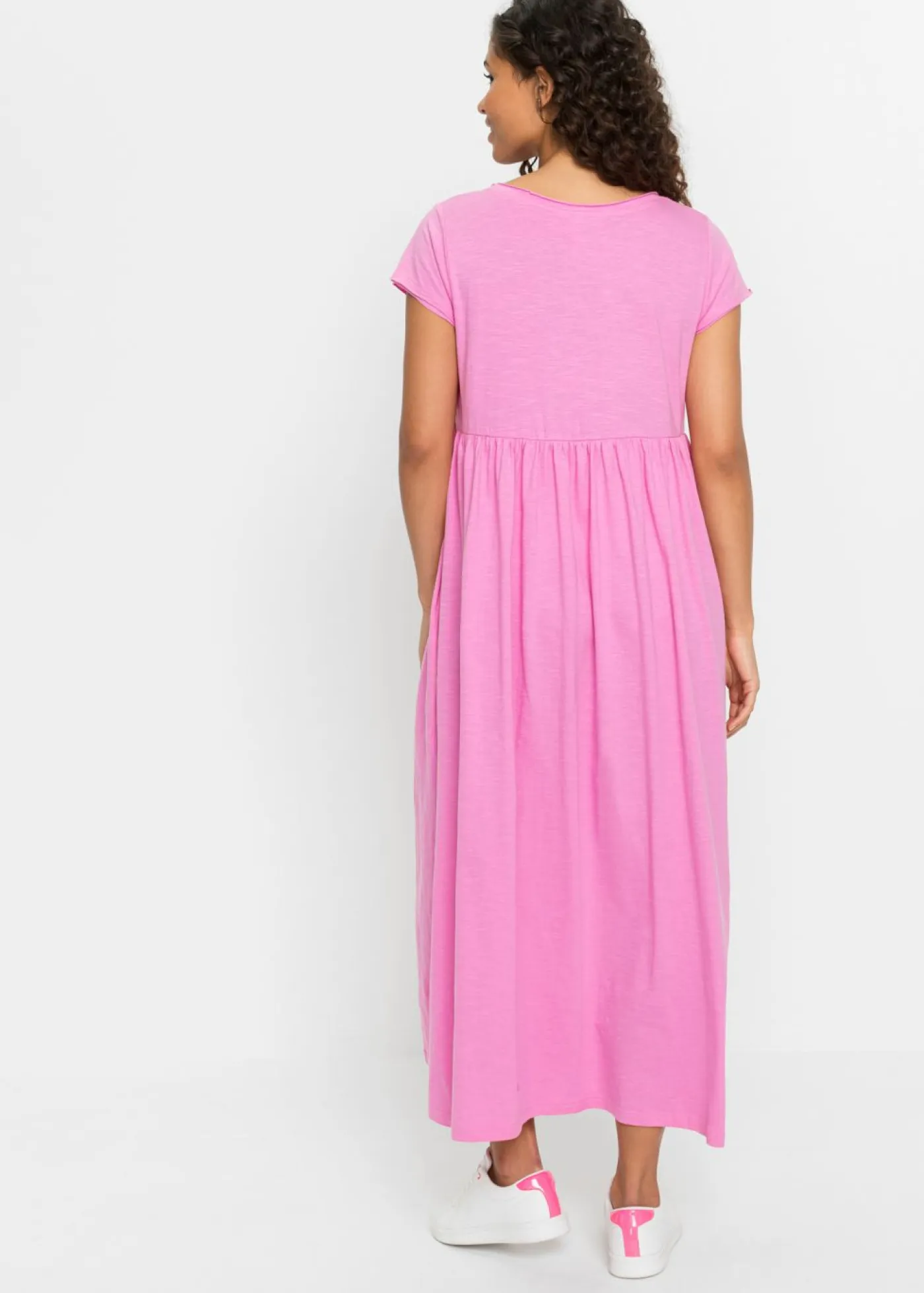 New Vestido largo de algodón orgánico Mujer Vestidos