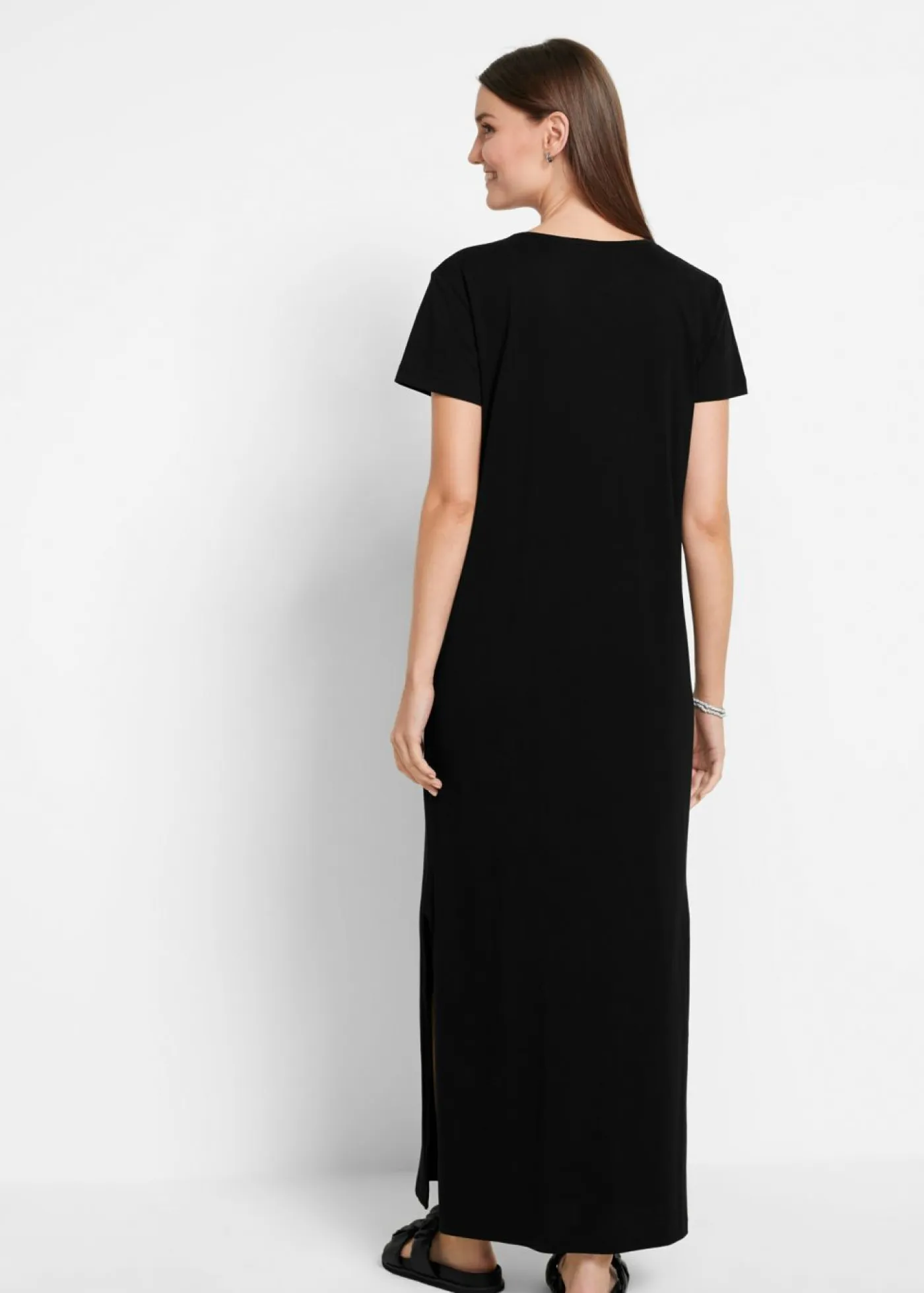 Clearance Vestido largo de algodón puro Mujer Básicos|Vestidos