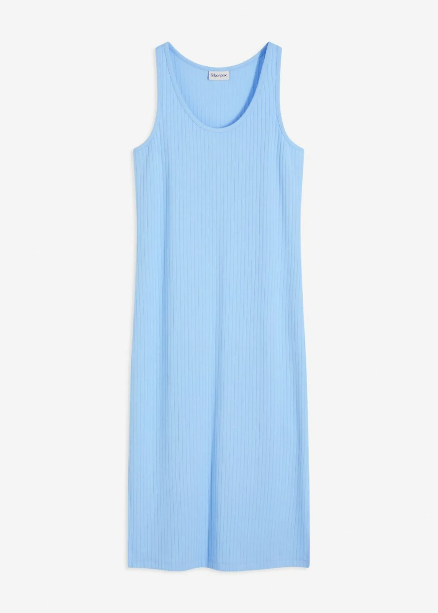 Hot Vestido largo de canalé suave Mujer Vestidos