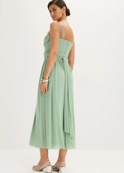 New Vestido largo de malla con diferentes variantes de uso Mujer Vestidos|Ropa Elegante