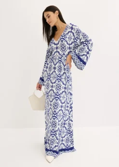 Discount Vestido largo de mezcla de viscosa suave Mujer Vestidos