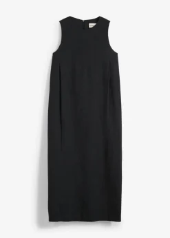 Outlet Vestido largo de mezcla de viscosa con bolsillos Mujer Esenciales|Vestidos