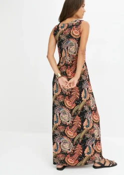 Best Vestido largo de mezcla de viscosa suave Mujer Vestidos|Novedades