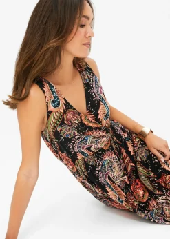 Best Vestido largo de mezcla de viscosa suave Mujer Vestidos|Novedades