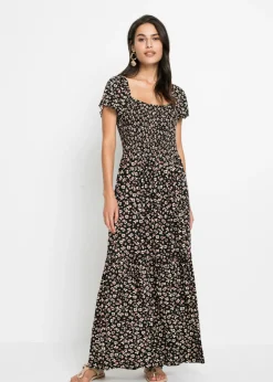 Clearance Vestido largo de mezcla de viscosa Mujer Vestidos|Tallas Pequeñas