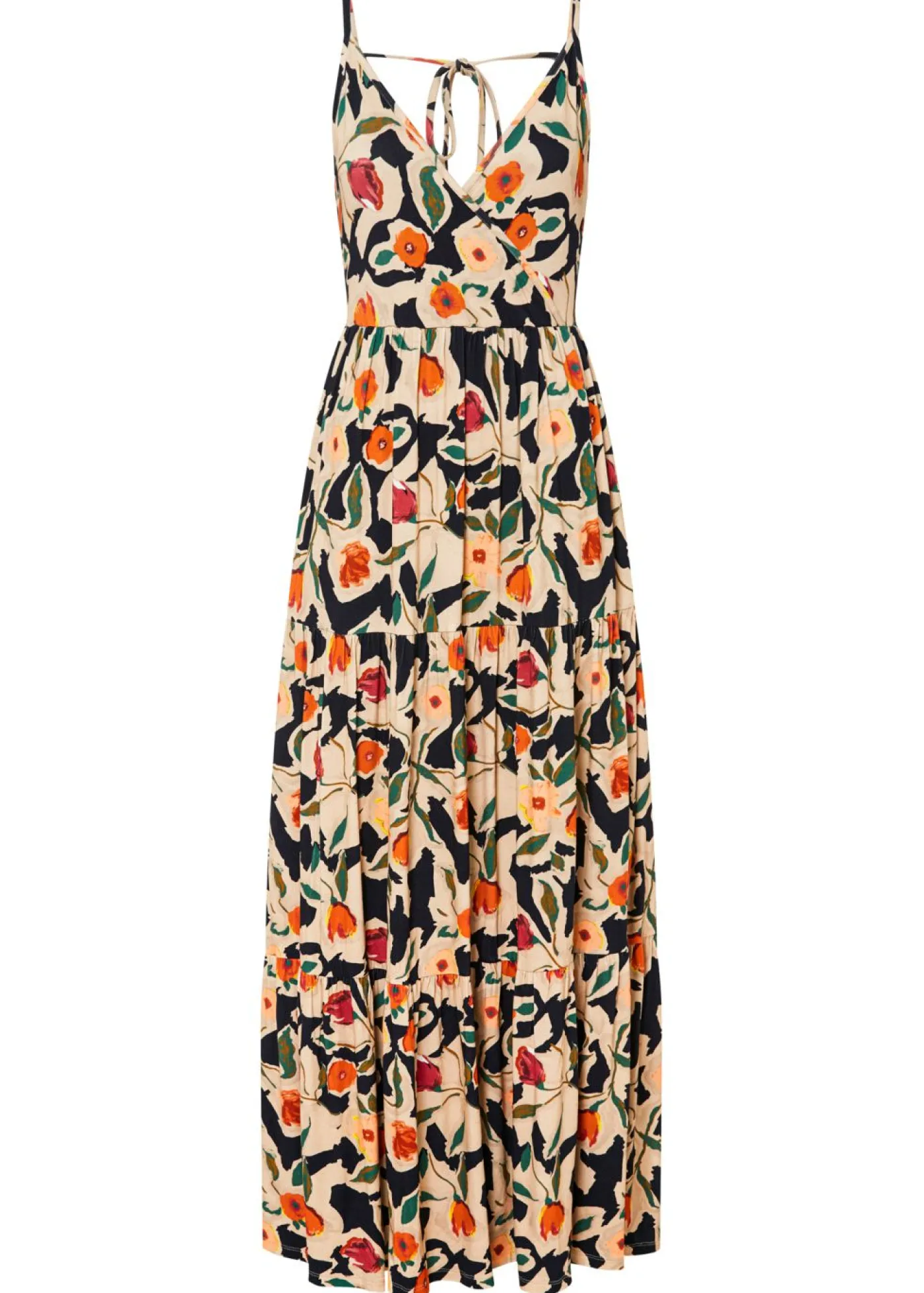 Clearance Vestido largo de mezcla de viscosa suave Mujer Vestidos