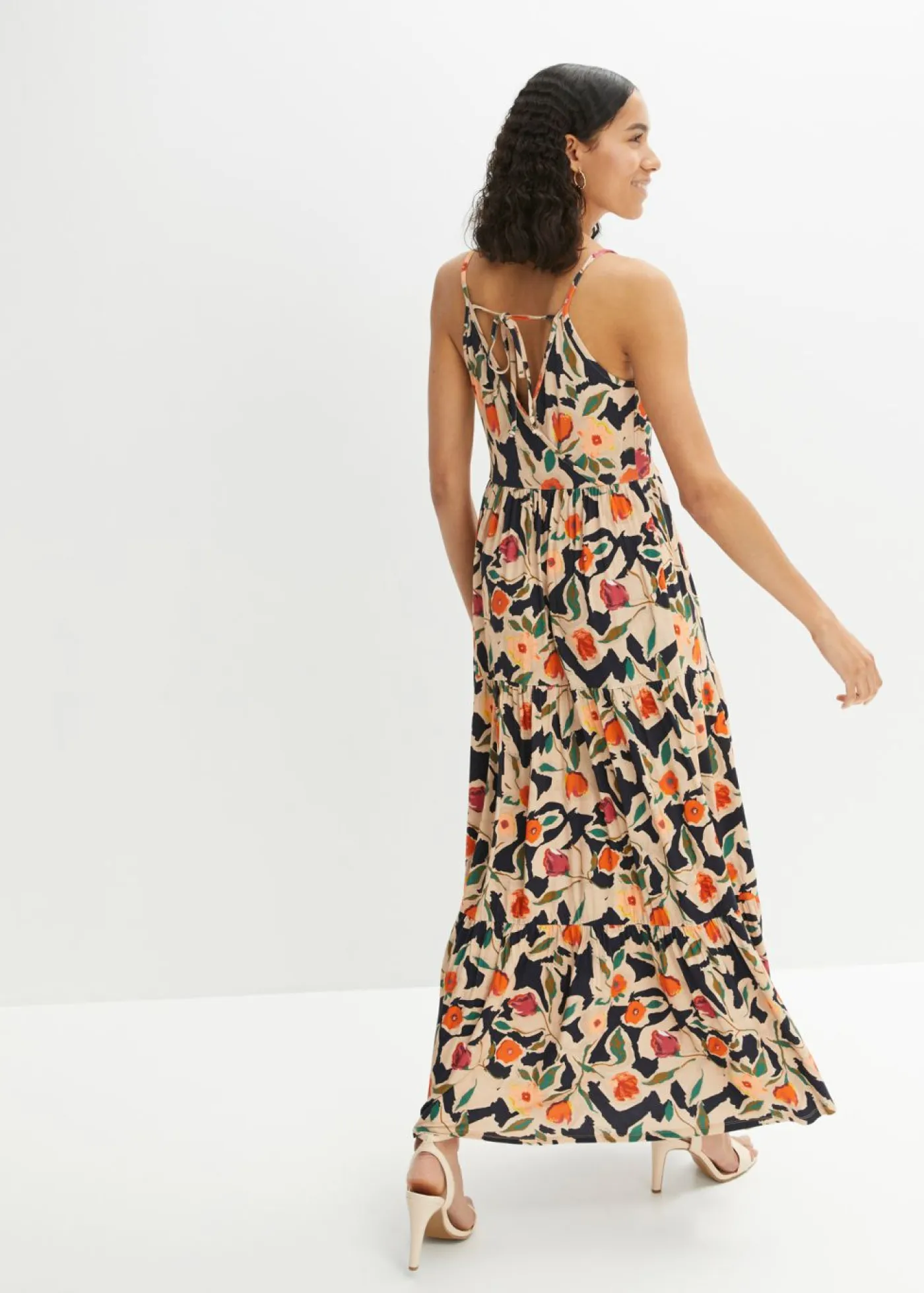 Clearance Vestido largo de mezcla de viscosa suave Mujer Vestidos