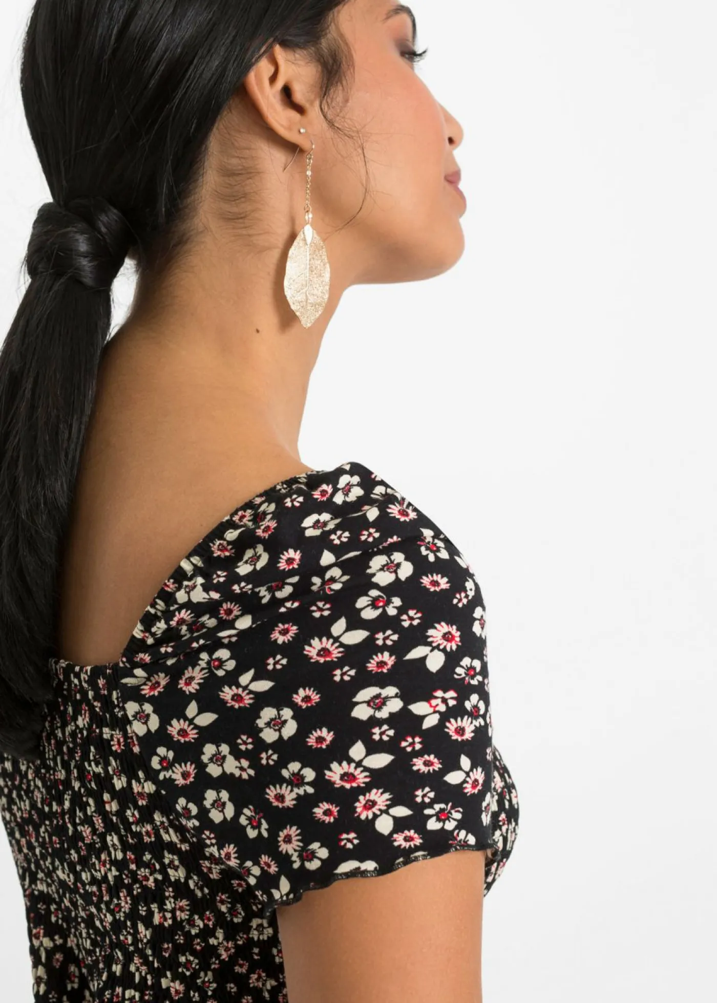 Vestido largo de mezcla de viscosa Mujer Vestidos