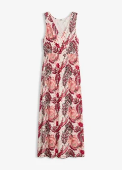 Outlet Vestido largo de mezcla de viscosa suave Mujer Vestidos|Novedades