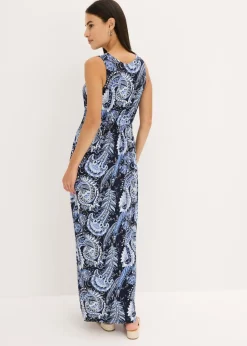 Outlet Vestido largo de mezcla de viscosa suave Mujer Vestidos|Novedades