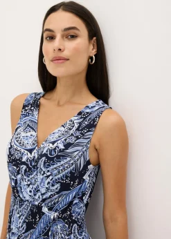 Outlet Vestido largo de mezcla de viscosa suave Mujer Vestidos|Novedades
