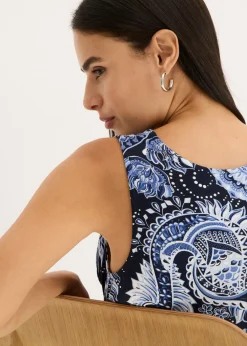 Outlet Vestido largo de mezcla de viscosa suave Mujer Vestidos|Novedades