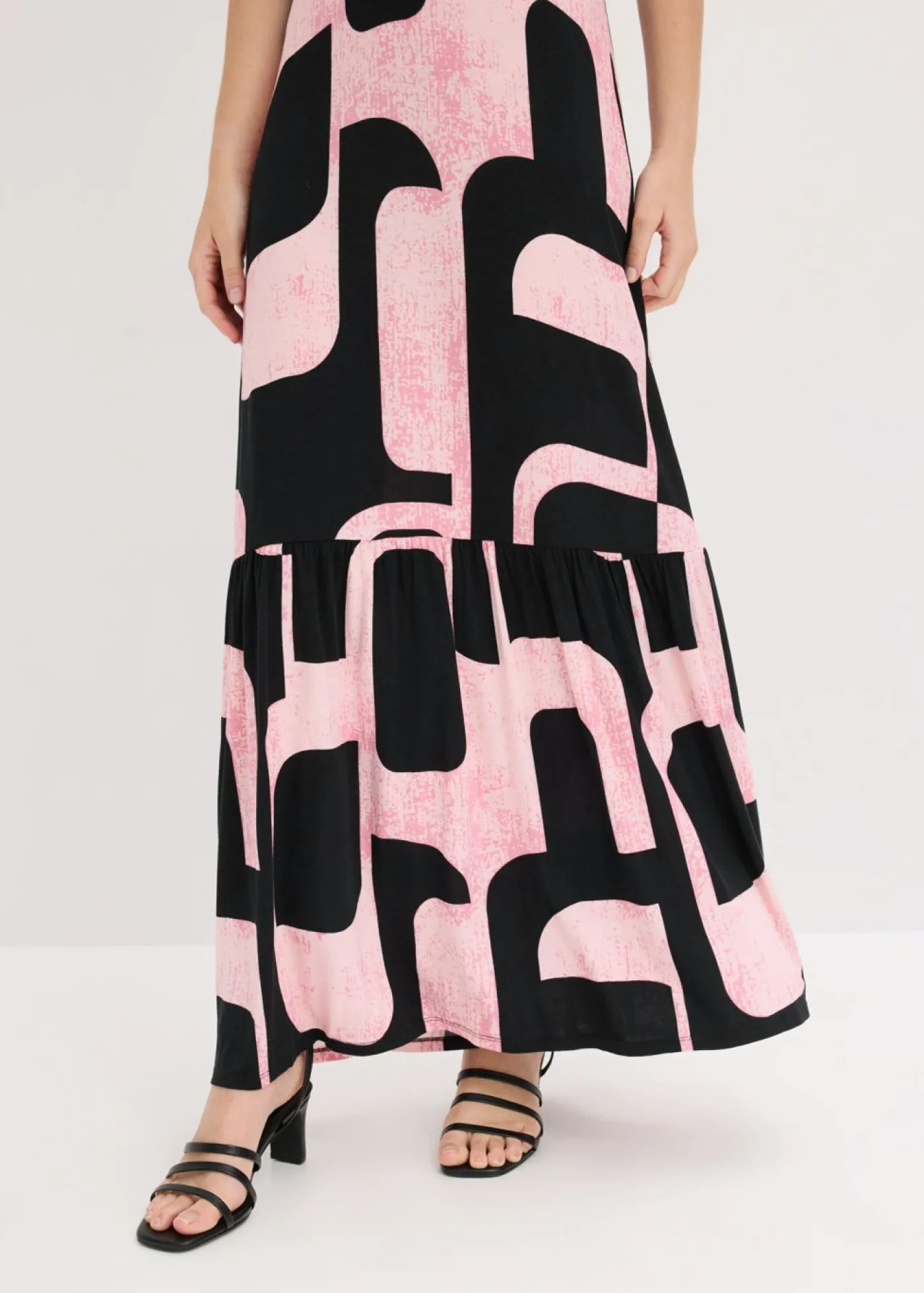 Hot Vestido largo de mezcla de viscosa suave Mujer Vestidos|Novedades