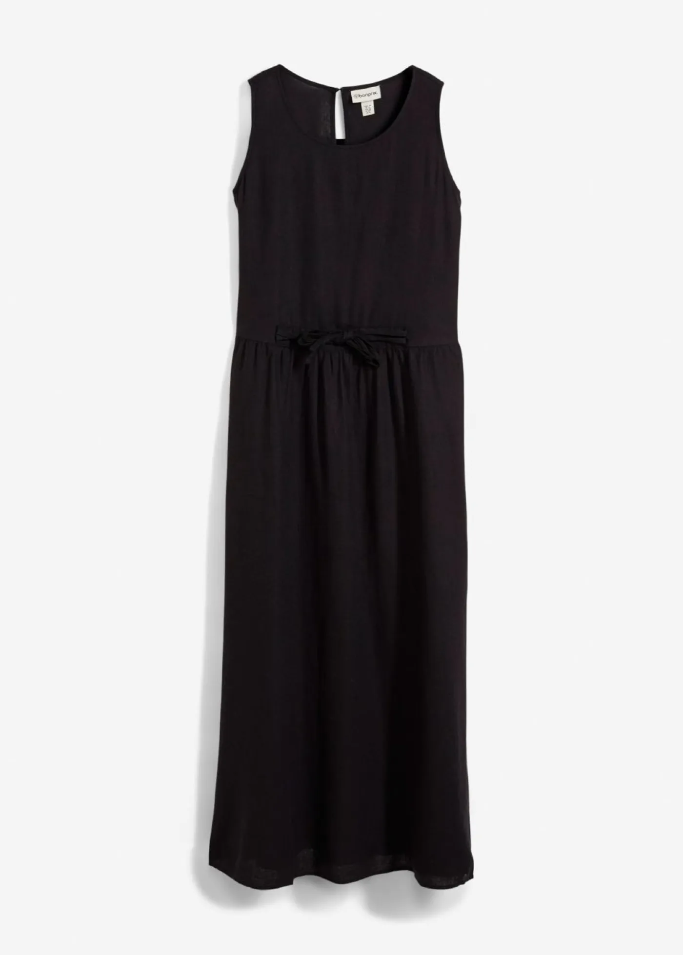 Discount Vestido largo de mezcla ligera de lino y viscosa Mujer Esenciales|Vestidos