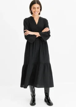 Online Vestido largo de muselina suave Mujer Tallas Pequeñas