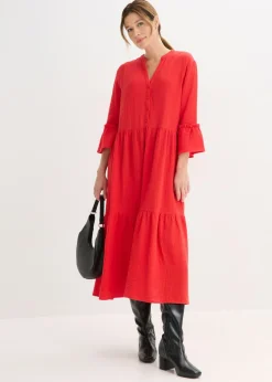 Online Vestido largo de muselina suave Mujer Tallas Pequeñas