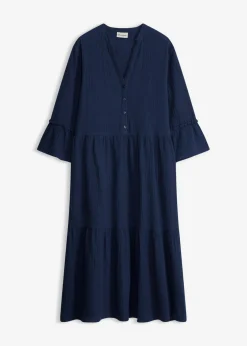 Clearance Vestido largo de muselina suave Mujer Vestidos|Tallas Pequeñas