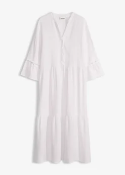 Online Vestido largo de muselina suave Mujer Tallas Pequeñas