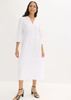Online Vestido largo de muselina suave Mujer Tallas Pequeñas
