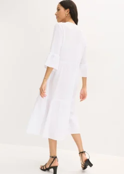 Online Vestido largo de muselina suave Mujer Tallas Pequeñas