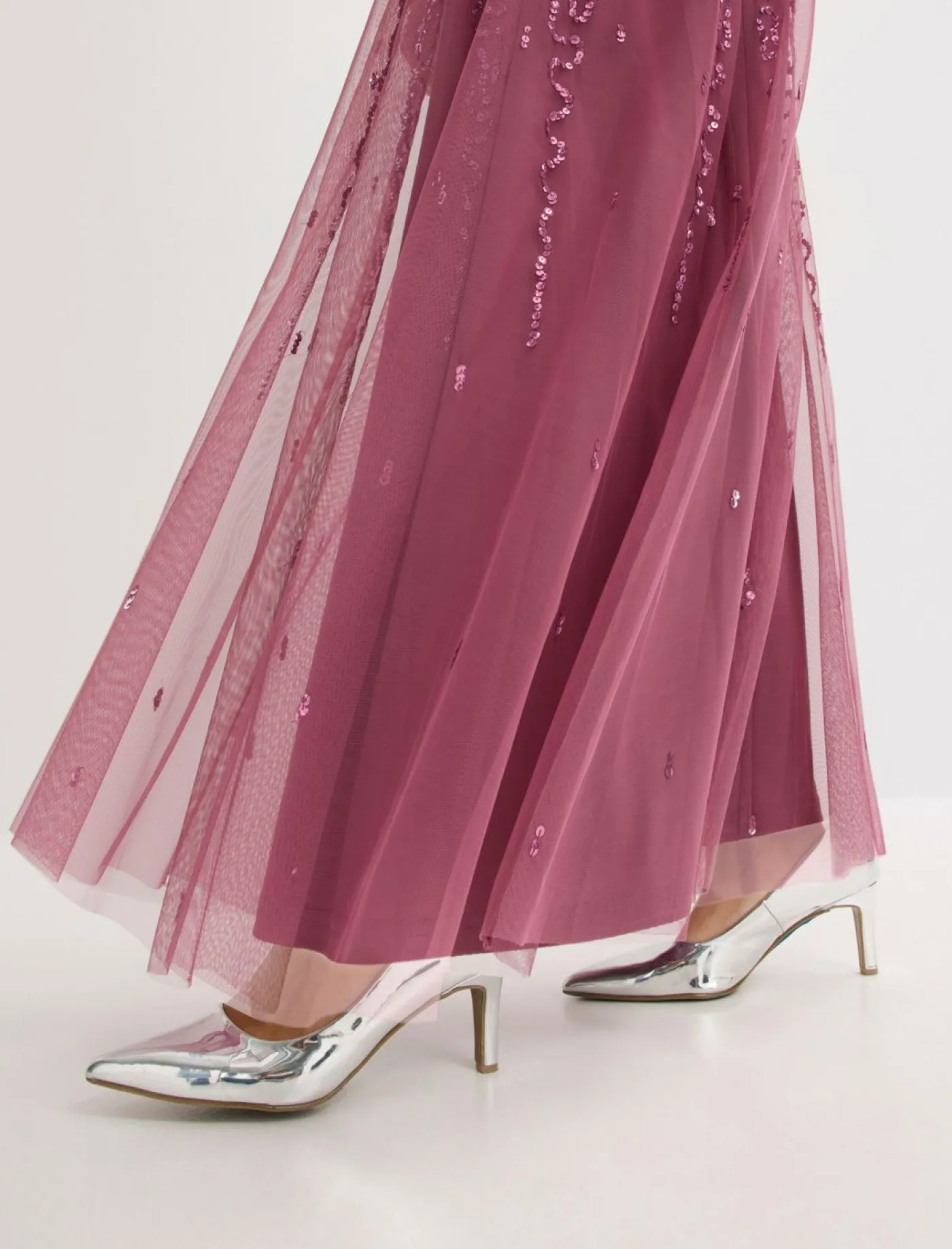 New Vestido largo de noche con lentejuelas Mujer Vestidos|Ropa Elegante