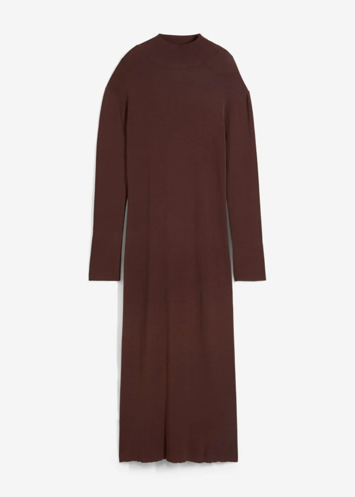 Sale Vestido largo de punto fino de mezcla de viscosa fluida Mujer Vestidos|Ropa De Punto