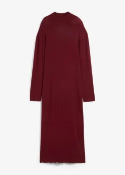 Best Vestido largo de punto fino de mezcla de viscosa fluida Mujer Vestidos|Ropa De Punto