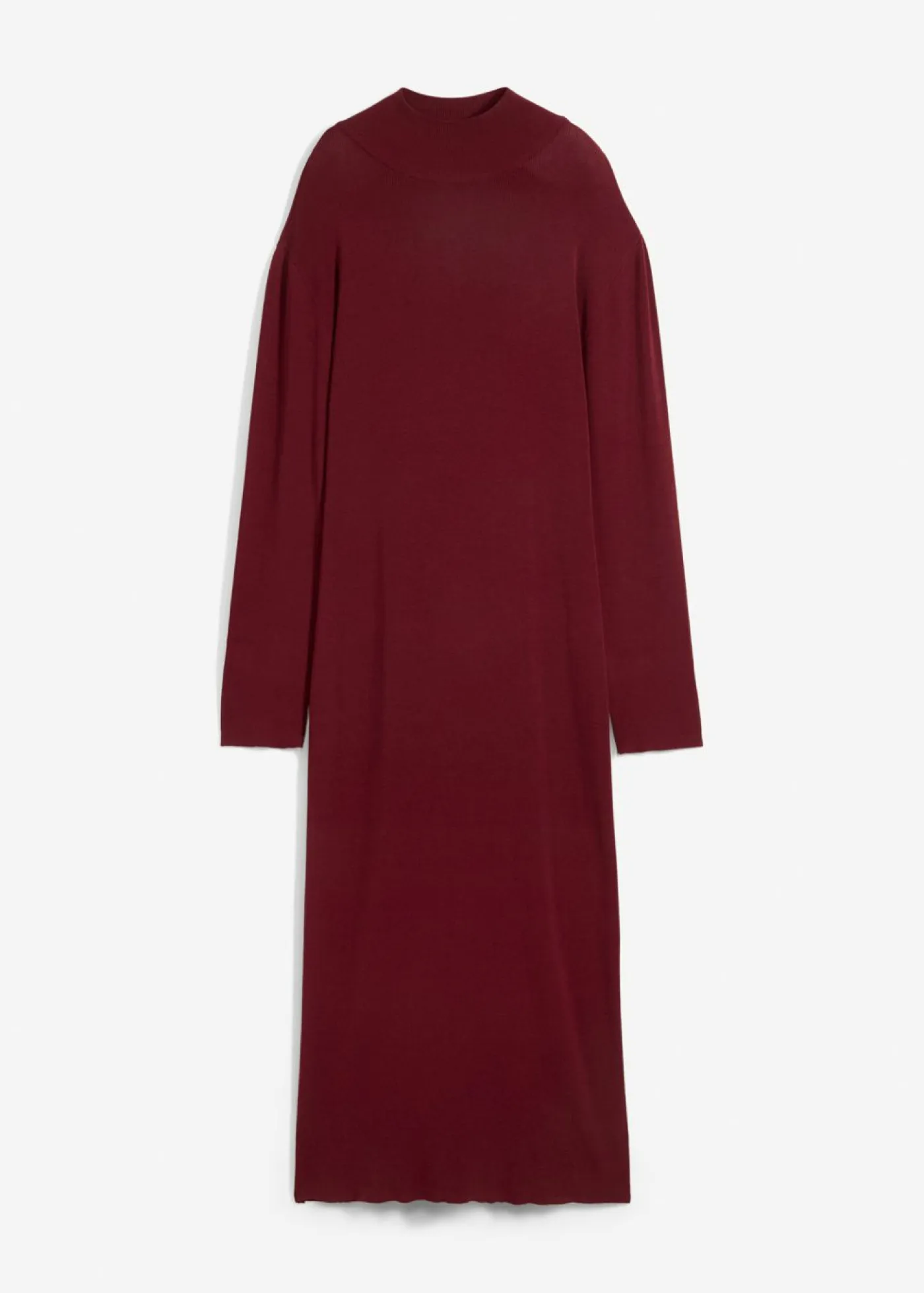 Best Vestido largo de punto fino de mezcla de viscosa fluida Mujer Vestidos|Ropa De Punto
