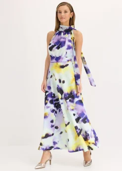 Clearance Vestido largo de tejido de neopreno firme Mujer Vestidos|Ropa Elegante