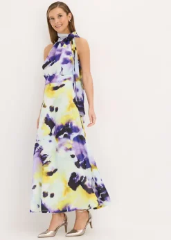Clearance Vestido largo de tejido de neopreno firme Mujer Vestidos|Ropa Elegante