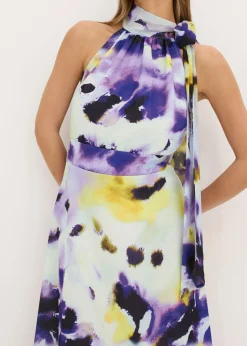 Clearance Vestido largo de tejido de neopreno firme Mujer Vestidos|Ropa Elegante
