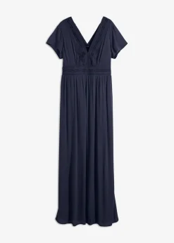 Vestido largo de viscosa fluida Mujer Vestidos