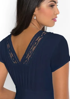 Vestido largo de viscosa fluida Mujer Vestidos
