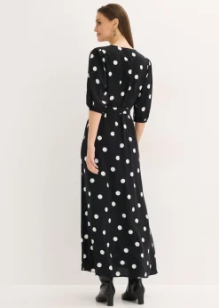Outlet Vestido largo de viscosa fluida Mujer Vestidos|Tallas Pequeñas