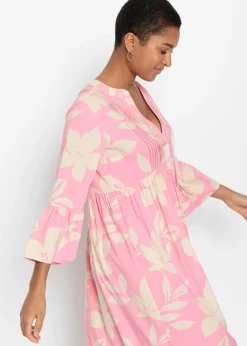 Clearance Vestido largo de viscosa fluida Mujer Vestidos|Novedades