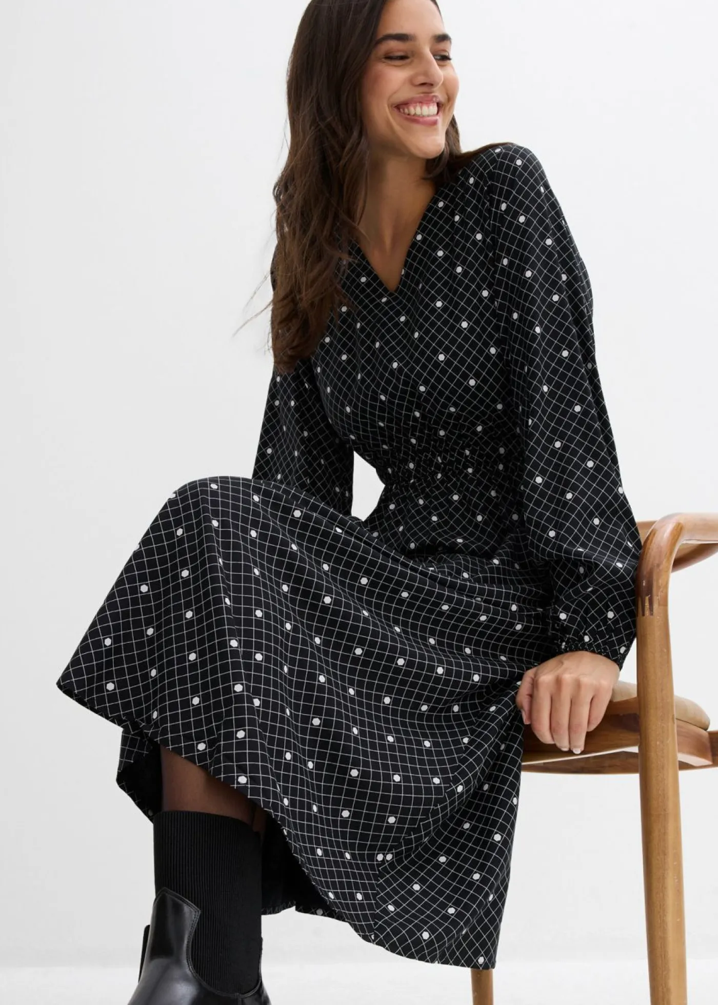 Discount Vestido largo de viscosa fluida Mujer Vestidos