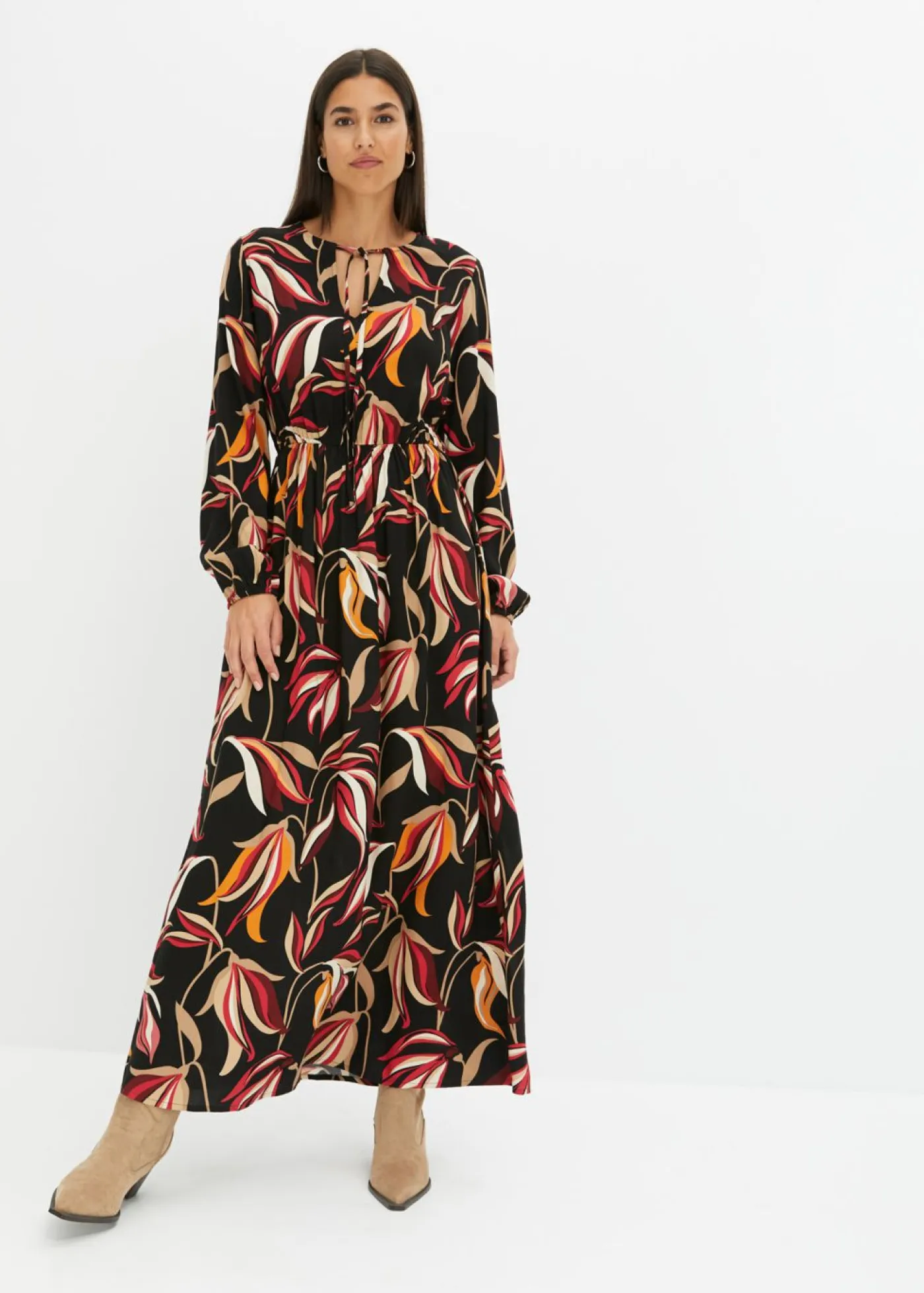 Sale Vestido largo estampado Mujer Vestidos
