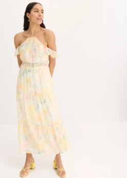 Vestido largo estampado Mujer Vestidos