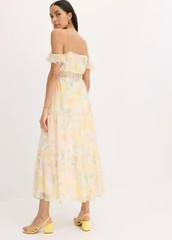 Vestido largo estampado Mujer Vestidos