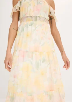Vestido largo estampado Mujer Vestidos