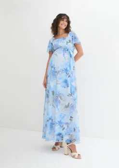 Clearance Vestido largo premamá de malla delicada Mujer Premamá