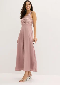 Best Vestido maxi con bordado de lentejuelas Mujer Vestidos|Ropa Elegante