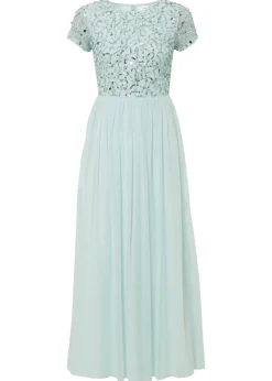 Discount Vestido maxi con bordado de lentejuelas Mujer Vestidos|Tallas Pequeñas