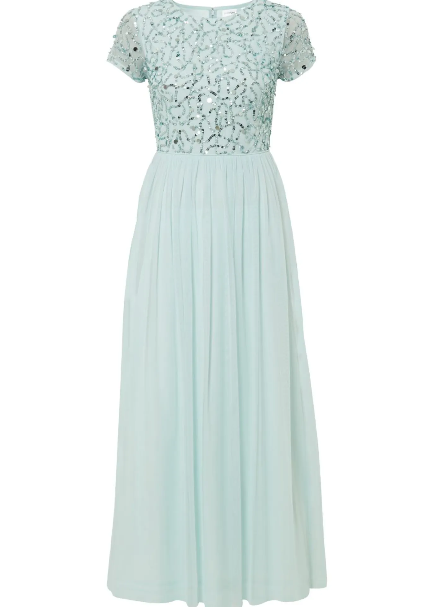 Discount Vestido maxi con bordado de lentejuelas Mujer Vestidos|Tallas Pequeñas