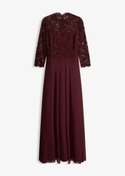 Hot Vestido maxi con encaje Mujer Vestidos|Tallas Pequeñas